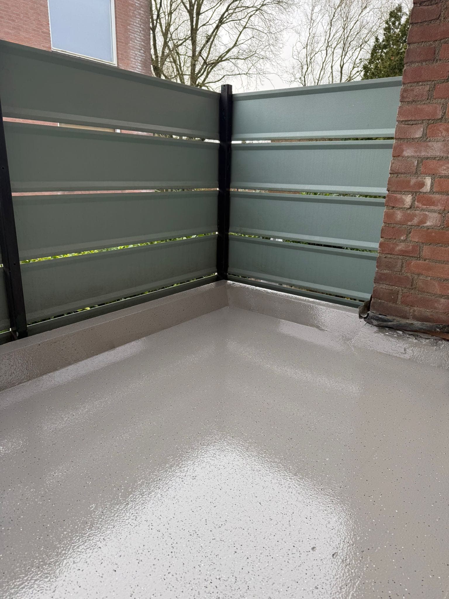 Waterdicht afgewerkt balkon na renovatie