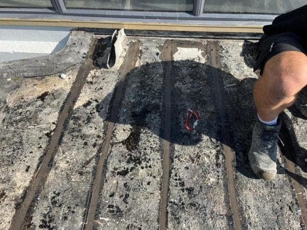 Renovatie van een betonnen brug