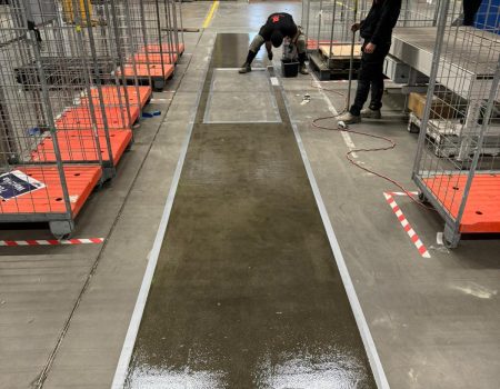 Bedrijfsvloeren met slijtlaag