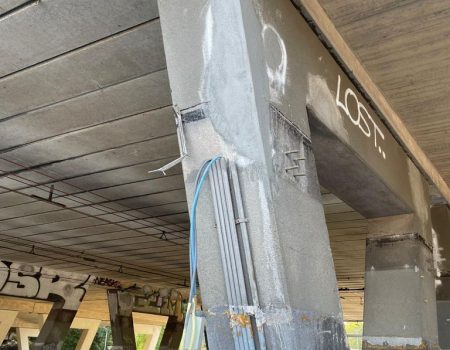 Slijtlaag brug renovatie