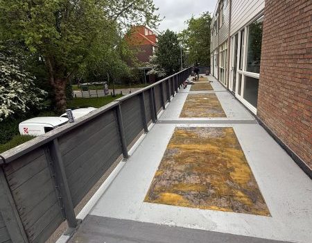 Slijtlaag galerij aanbrengen